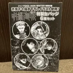 芥見下々描き下ろしイラスト使用！『呪術廻戦』缶バッジ6種セット