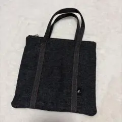 アニエスベーボヤージュ ミニバッグ グレー フェルト生地