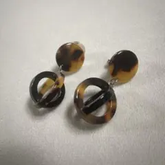 スメリー　ベッコウ　イヤリング