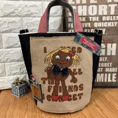 デニムリメイクパッチワーク丸底バケツトートバック2way