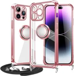 iPhone 14 Pro 用 ケース クリア リング付き186B2121