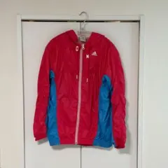 ★adidas★ ウィンドブレーカー アディダス　ピンク ブルー　パーカー