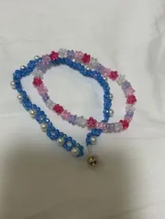 ハンドメイド　ビーズブレスレットセット
