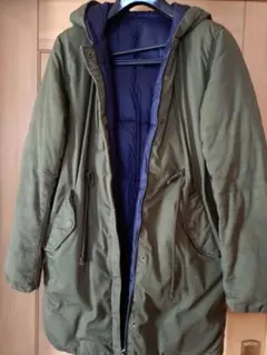 リバーシブル・ダウンモッズコート