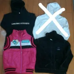 キッズ トレーナー、パーカー、ベスト まとめ売り