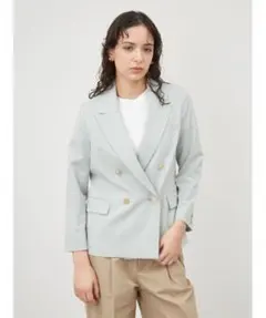 【美品】Mila Owen 金釦ダブルブレストコンパクトジャケット