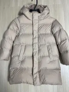 ユニクロ　ダウンコート ベージュ　130