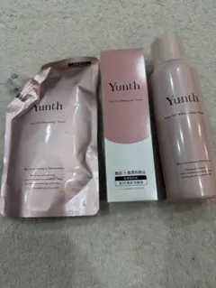 Yunth 化粧水ボトルと詰め替え・洗顔フォームセット