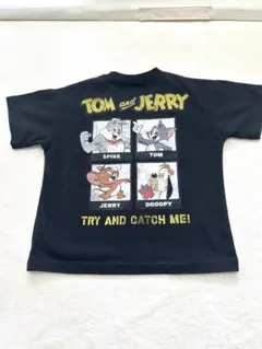 トムとジェリー Tシャツ 黒色105