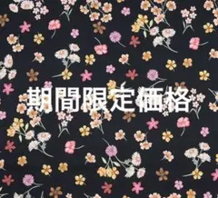 ミャクミャクUVカット長傘 リバティ柄 花柄晴雨兼用 ベージュ ピンク