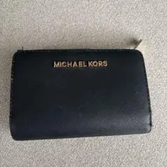MICHAEL KORS ブラック 二つ折り財布