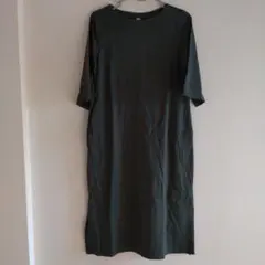 グリーン ロングワンピース