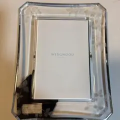 WEDGWOOD 花柄エッチング フォトフレーム