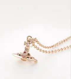 VivienneWestwood PETITE オーブネックレス　ピンクゴールド