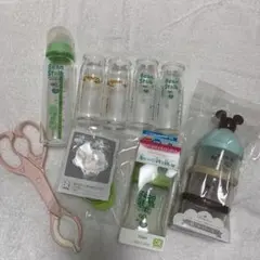 【セット】Bean Stalk Pigeon 哺乳瓶6本 ハサミ アタッチメント