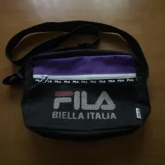 FILA ショルダーバッグ ブラック/パープル