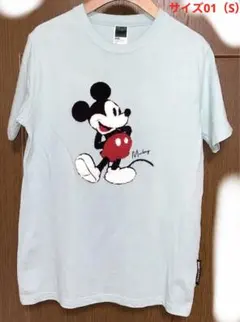 ベースコントロール ミッキーマウス Tシャツ Sサイズ 綿 100％ 立体 刺繍のサムネイル