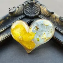 no.1107‪.*❤︎ アジサイたちのドライフラワーレジンヘアゴム❤︎.*❶