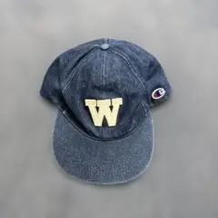 Champion デニムベースボールキャップ W刺繍