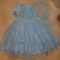 【美品】キャサリンコテージ スパンコールレースチュール ドレス 150