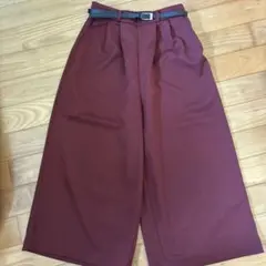 INGNI ガウチョパンツ ボルドー M