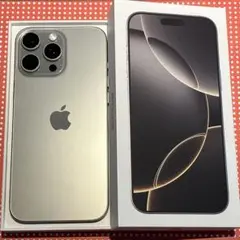 美品☆iPhone16 pro max☆ナチュラルチタニウム☆512GB