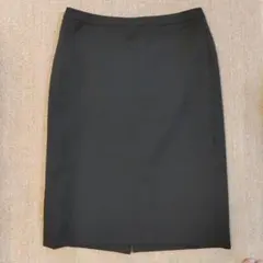 ブラック タイトスカート ひざ丈