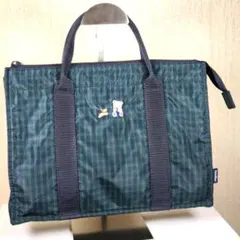 familiar ファミリア ブラック ウォッチ レッスンバッグ トートバッグのサムネイル