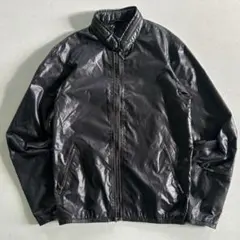 Old Gap ギャップ ナイロン シングルライダース 黒 S 短丈 テック