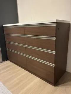 【パモウナ】食器棚 レガーレ ハイタイプ 幅140cm、奥行き51cm