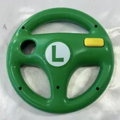 【任天堂ライセンス】Wii ハンドル ルイージVer. ホリ製 動作OK マリカ