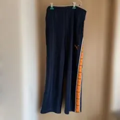 ブラック8様専用 ホ　Puma ジャージパンツ ネイビー/オレンジ