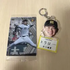 関西限定】 阪神タイガース 及川雅貴 アクリルキーホルダー プロ野球