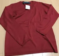 新品 札付 goa the store カシミヤ入 Vネック 長袖 セーター