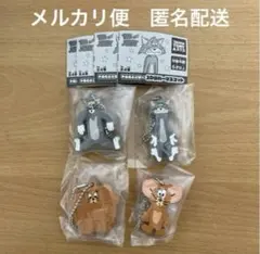 未開封♡トムとジェリー3Dラバーマスコット 4種コンプリート ガチャカプセルトイ