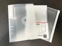 セリア　6リングバインダー　フリーポケット　ジッパー　リフィル3点セット