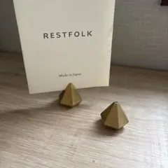 真鍮　カードスタンド　ショップカードディスプレイ
