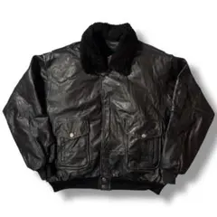 80s ユーロ ヴィンテージ レザーフライトジャケット G-1 A-2 フランス