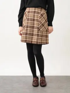 earth ポケット付台形ミニスカート