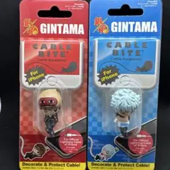 銀魂　ケーブルバイト　iPhone純正ライトニング対応　坂田銀時　 沖田総悟