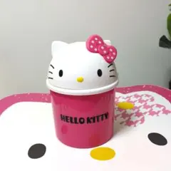 レトロ 2000年 ハローキティ りんご 缶 小物入れ ミニダストボックス