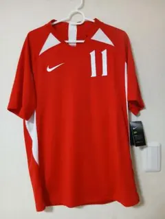 NIKE サッカーシャツ レッド 背番号11 Lサイズのサムネイル
