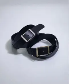 新品エトレトウキョウ ブラスリングバックルセンターステッチベルト