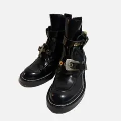 BALENCIAGA（バレンシアガ）レザーショートブーツ　36/5 箱有のサムネイル