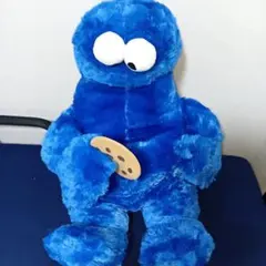 【未使用】セサミストリート クッキーモンスター 特大ぬいぐるみ プライズのサムネイル