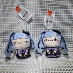 雪ミク× クロミ もちぴこマスコット　2種セット