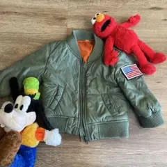 キッズ用オリーブ色ジャケット