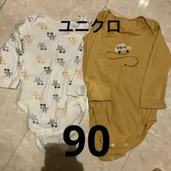 UNIQLO ベビー ロンパース 90cm 2点セット