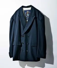 美品 ✩ 神戸ファッション美術館×MEDE19F ネイビー ブレザー マリンのサムネイル
