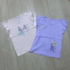 ディズニープリンセス Tシャツ 2枚セット
